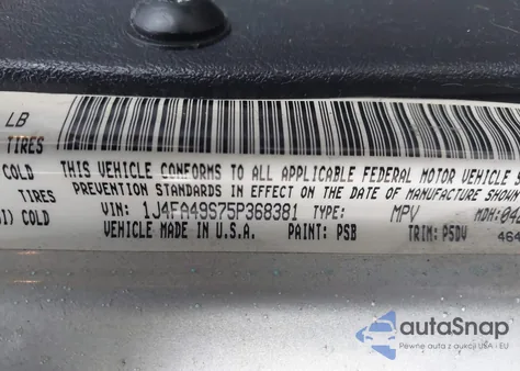 2005 Jeep Wrangler Sport z USA, uszkodzony, nr VIN 1J4FA49S75P368381